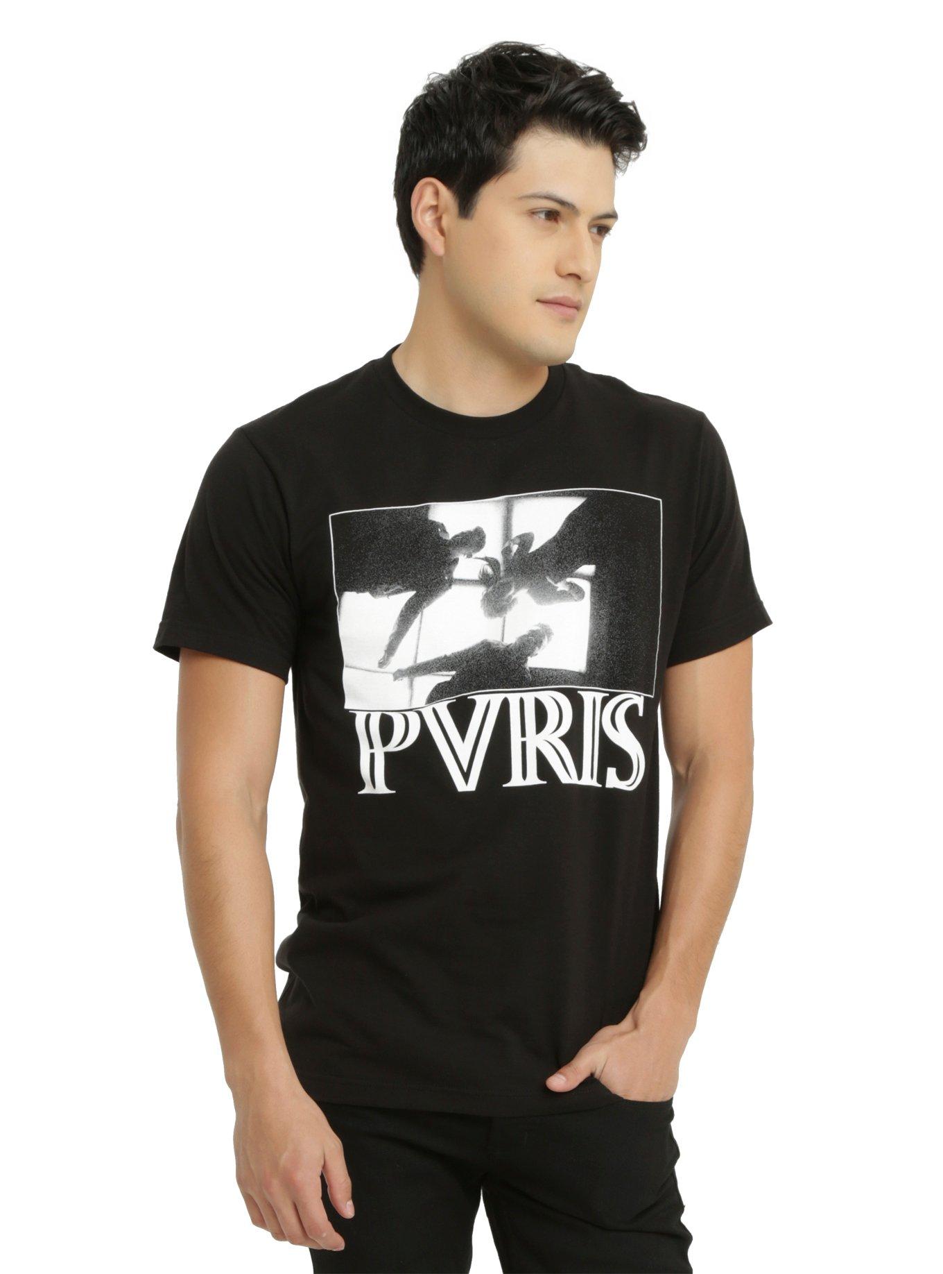 Pvris Band Photo T-Shirt, BLACK, hi-res