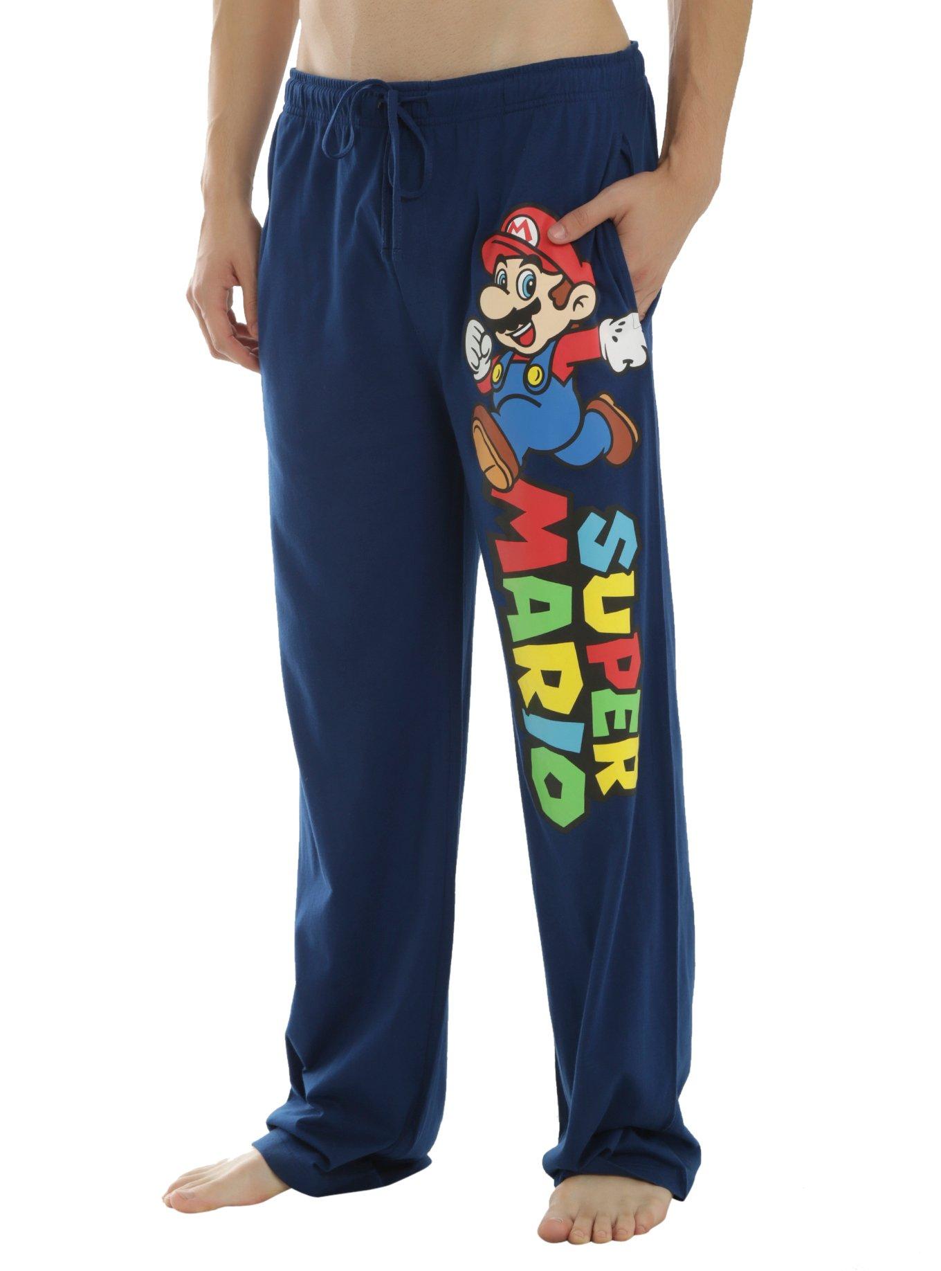 Super mario discount men's pajama pants