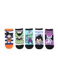 Dragon Ball Z Stripes No-Show Socks 5 Pair, , hi-res