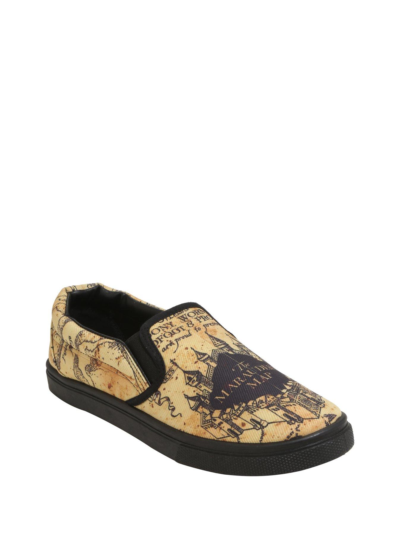 Harry Potter Marauder's Map Slip-On Sneakers | Hot Topic