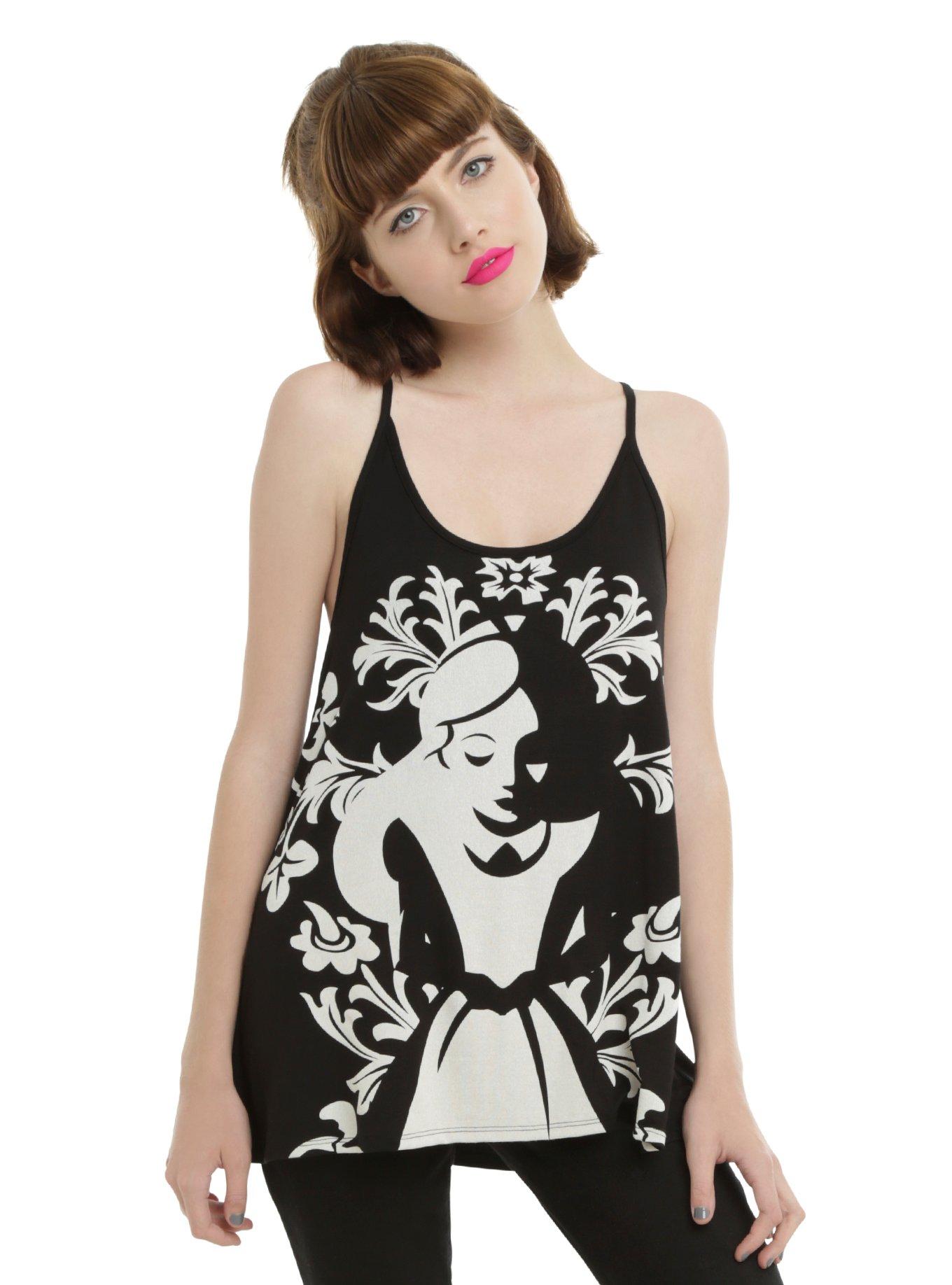 Disney Alice In Wonderland Shadow Girls Tank Top, BLACK, hi-res