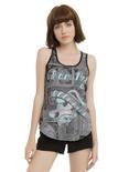 Disney Alice Through The Looking Glass Illusion Cheshire Cat Girls Tank Top, GREY, hi-res