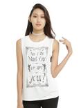 Disney Alice Through The Looking Glass Mad One Girls Muscle Top, IVORY, hi-res