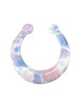 Iridescent Watercolor Faux Septum Ring, , hi-res
