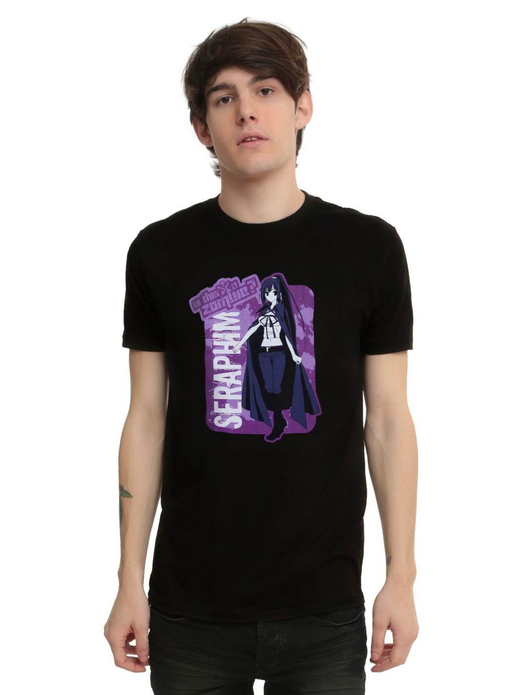 Is This A Zombie? Seraphim T-Shirt, BLACK, hi-res