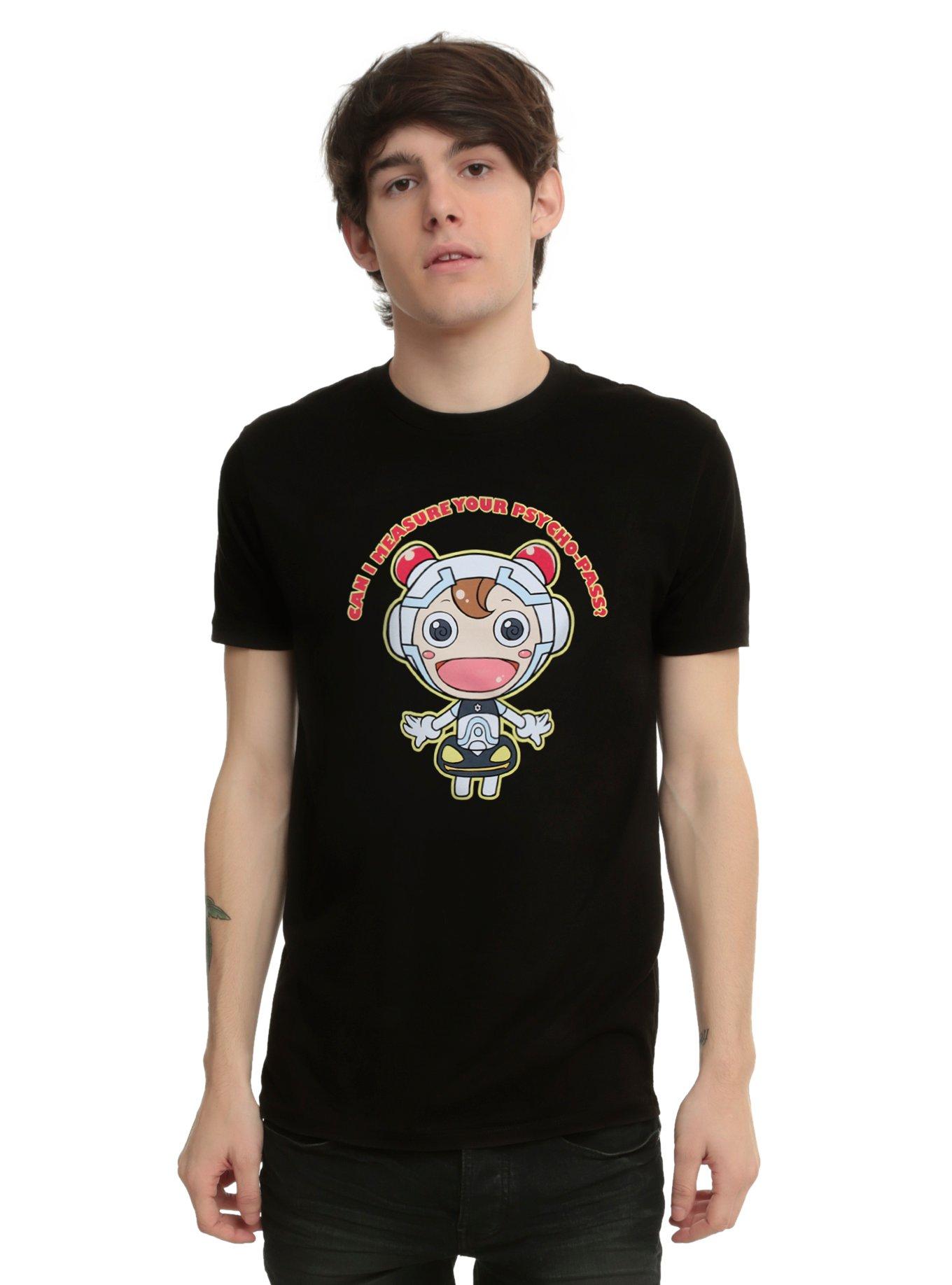 Psycho-Pass Komissa T-Shirt, BLACK, hi-res