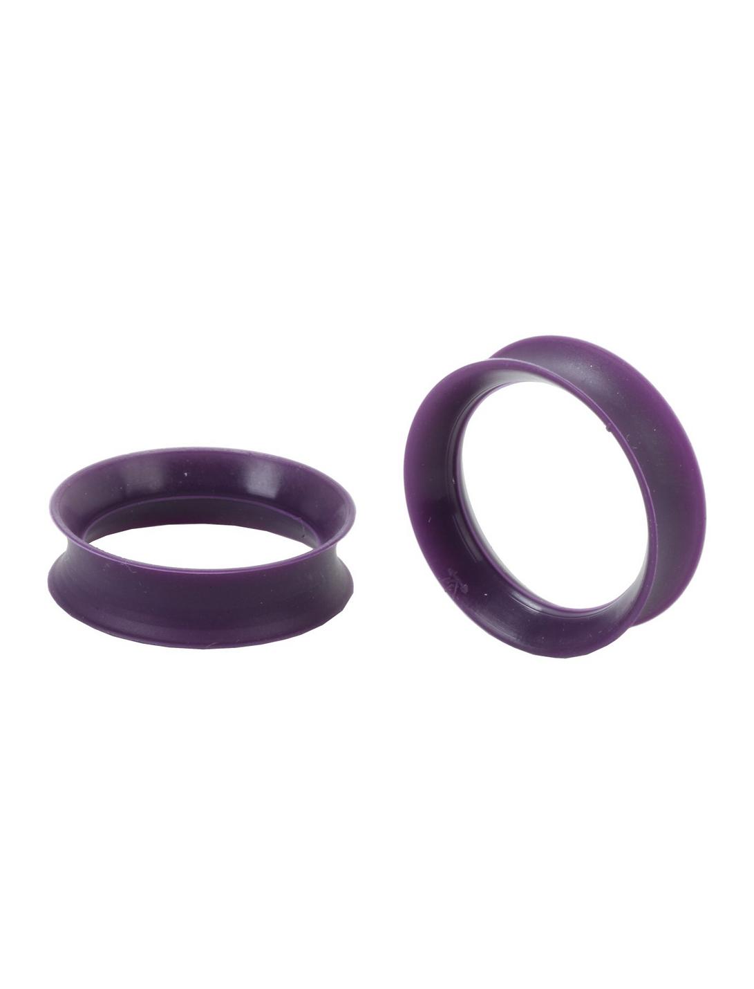 Kaos Softwear True Purple Earskin Eyelet Plug 2 Pack, PURPLE, hi-res