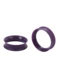 Kaos Softwear True Purple Earskin Eyelet Plug 2 Pack, PURPLE, hi-res