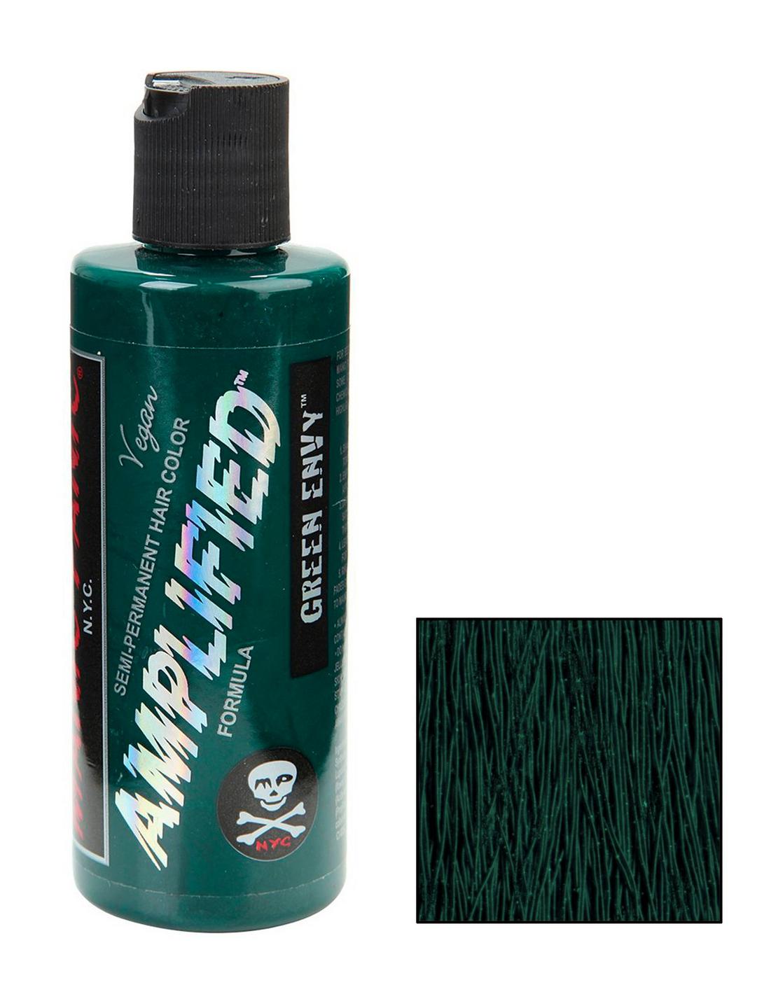 Manic Panic Amplified Semi-Permanent Green Envy Hair Dye, , hi-res