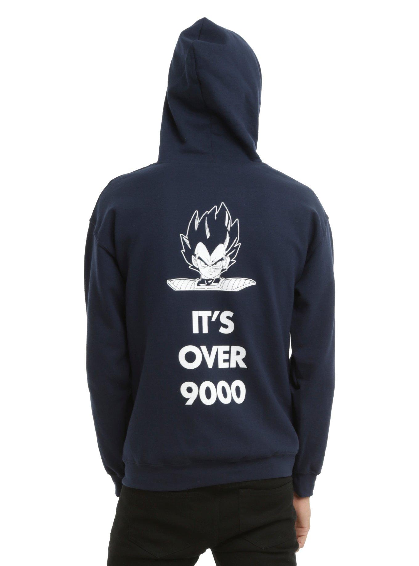 Dragon Ball Z It's Over 9000 Hoodie, NAVY, hi-res