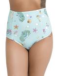 Hell Bunny Bubble & Sweet High-Waisted Swim Bottoms, BLUE, hi-res