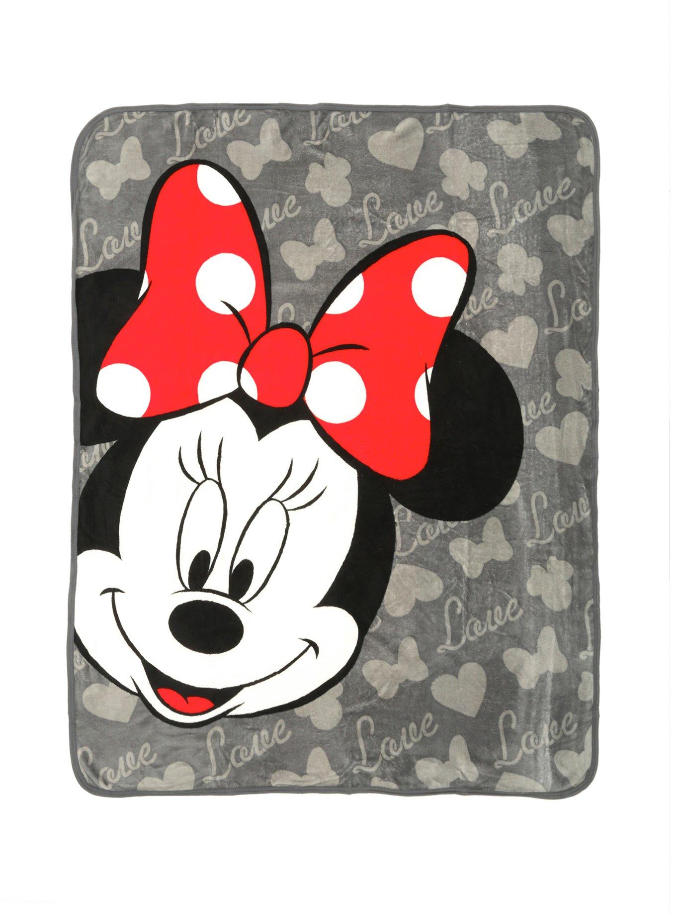 Disney Minnie Mouse Love Throw, , hi-res
