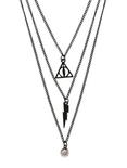 Harry Potter Black Layered Necklace, , hi-res