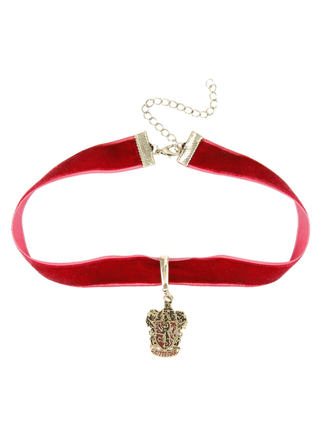 Harry Potter Gryffindor Red Velvet Choker | Hot Topic