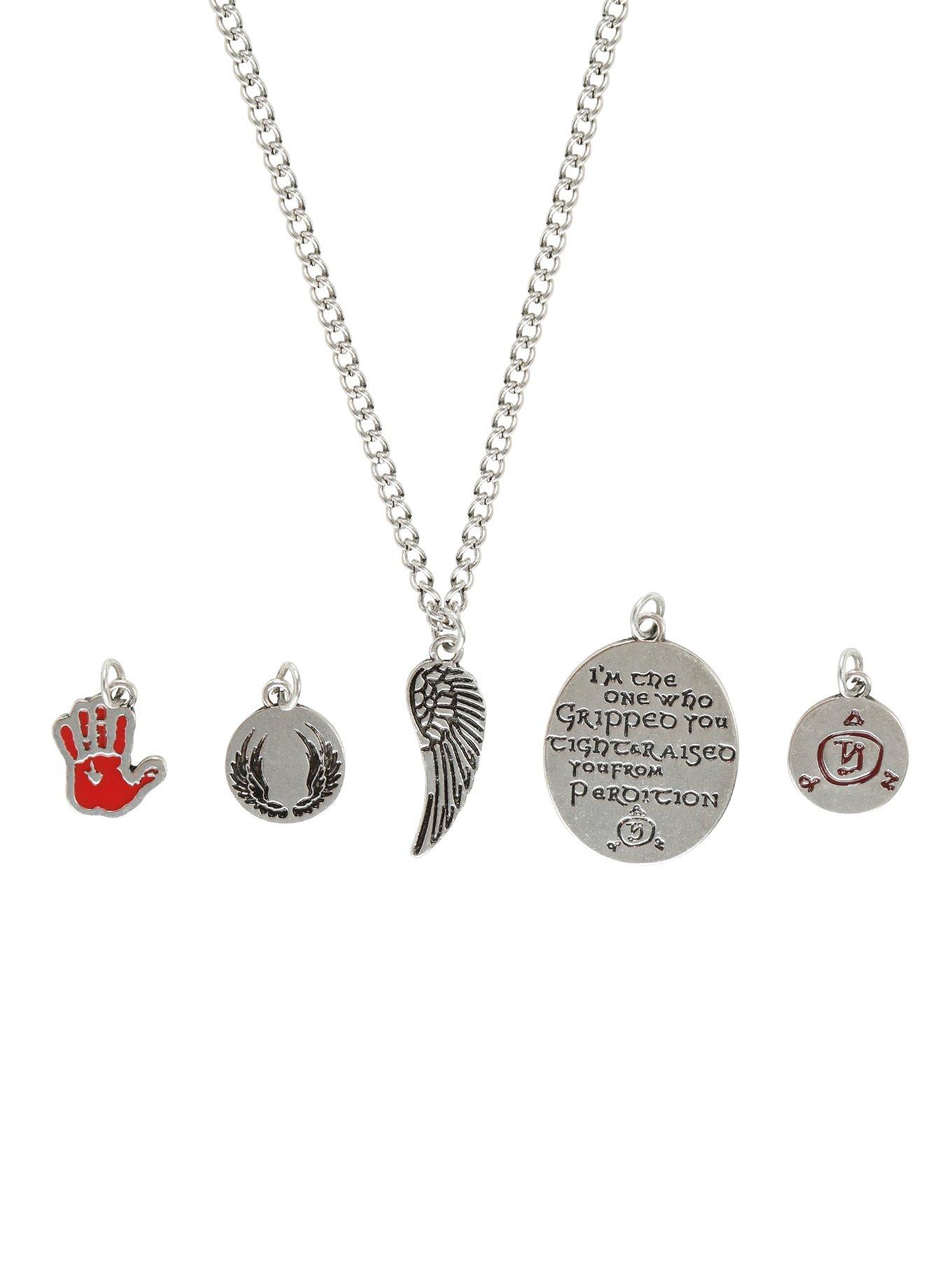 Supernatural Castiel Charm Necklace Hot Topic