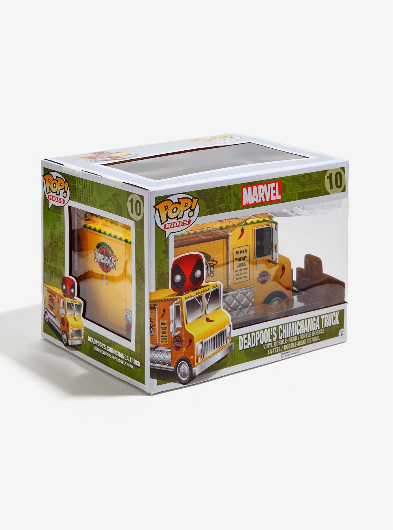 Funko Pop! Rides Marvel Deadpool&rsquo;s Chimichanga Truck Vinyl Bobble-Head Figure, , hi-res
