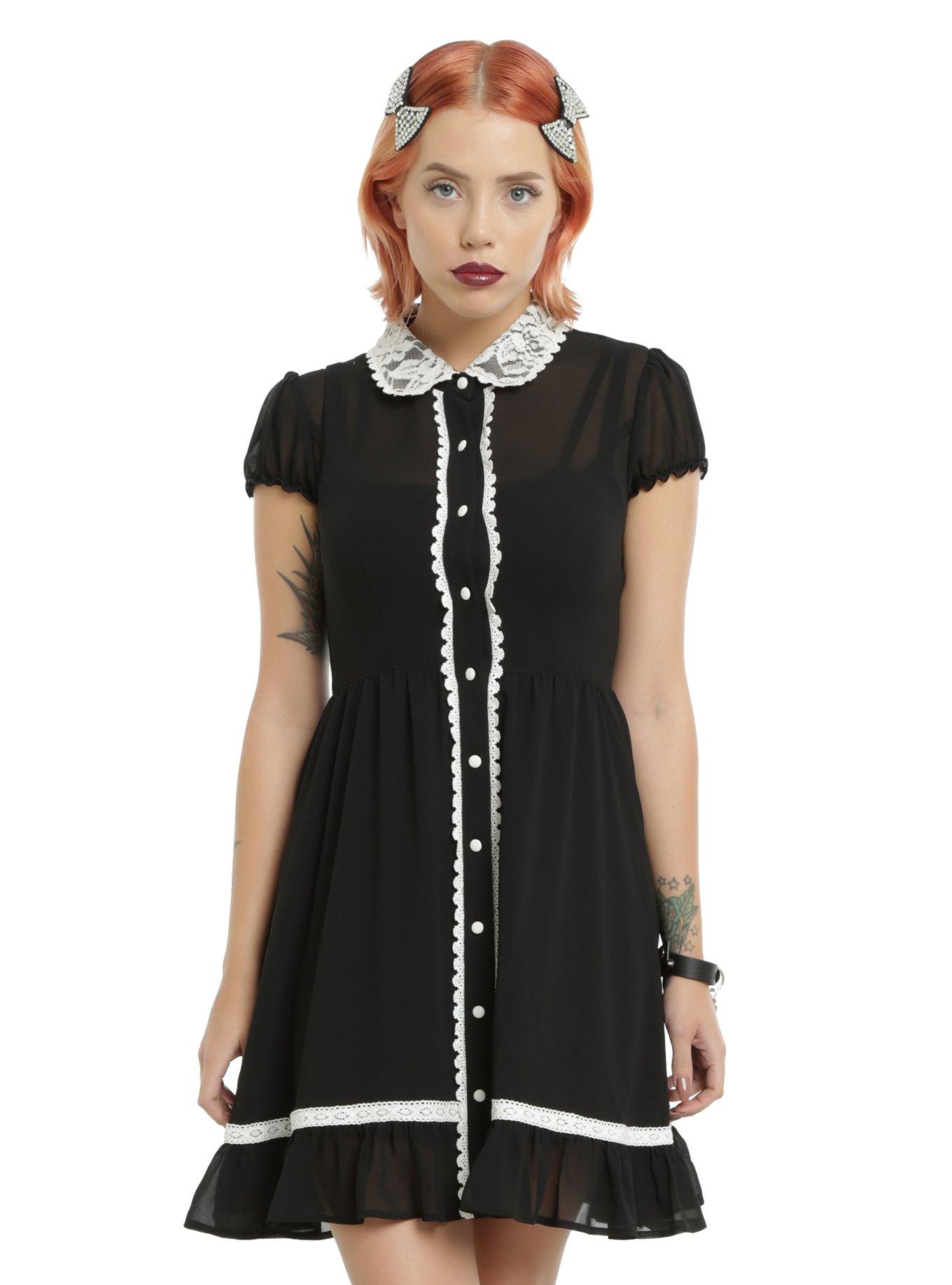sachin and babi light blue dress Pure Love Unicolor Chiffon Long Sleeves Peter Pan Collar Classic Lolita OP  Dress