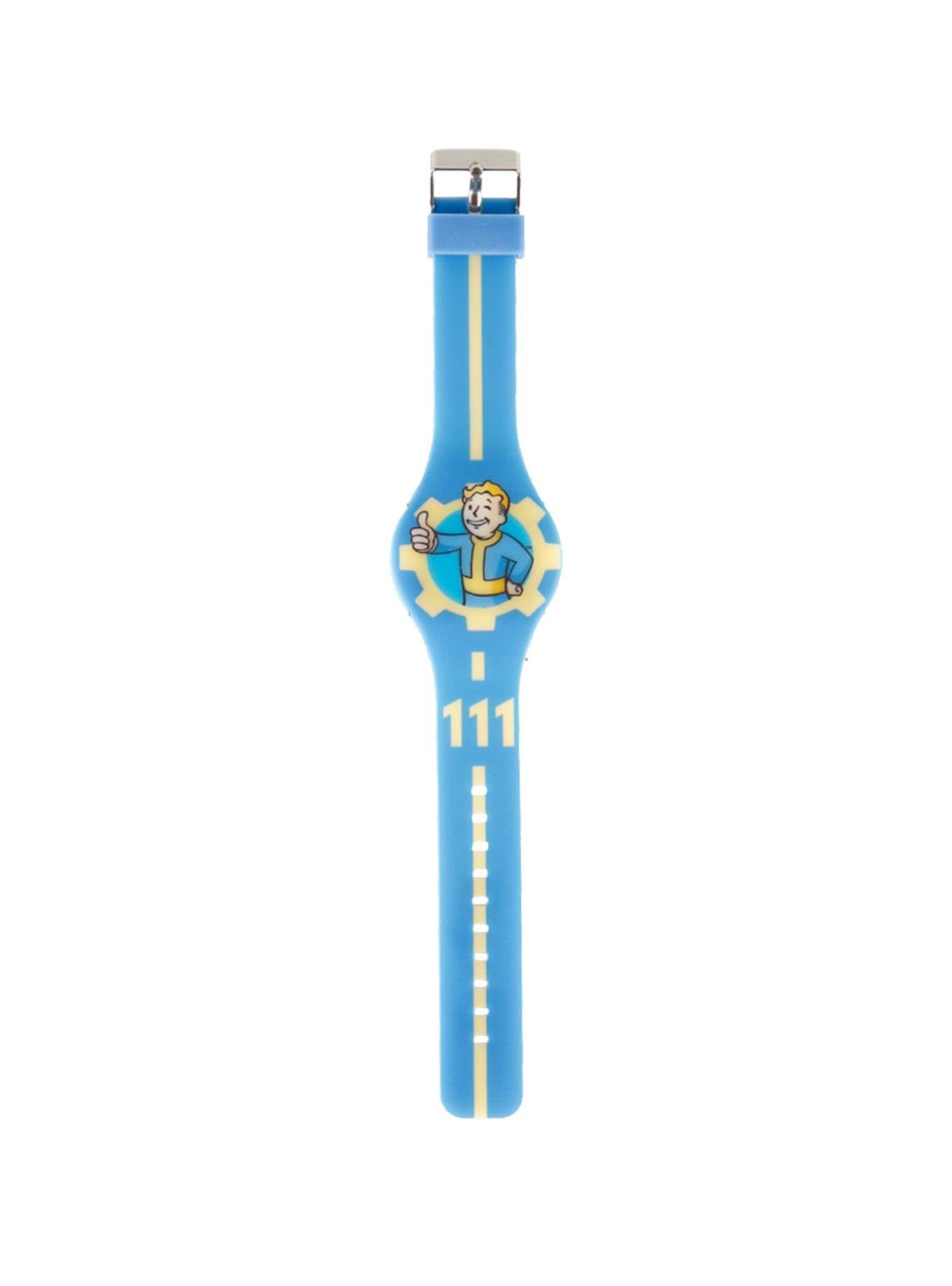 Fallout 4 Vault Boy Rubber LED Watch, , hi-res