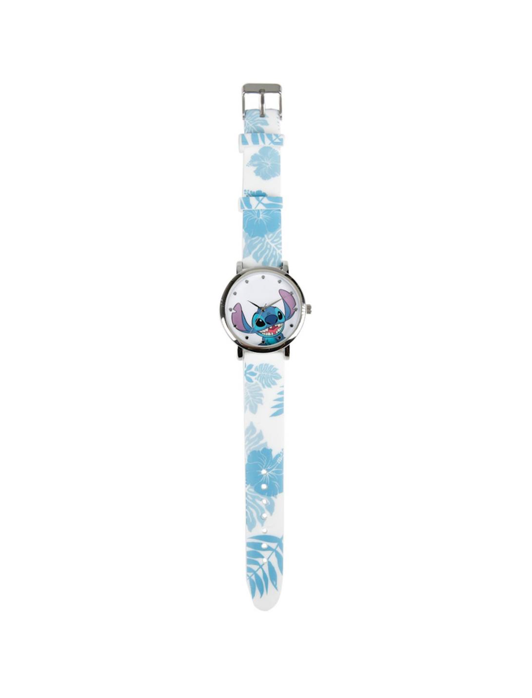 Disney Lilo & Stitch Floral Strap Watch, , hi-res