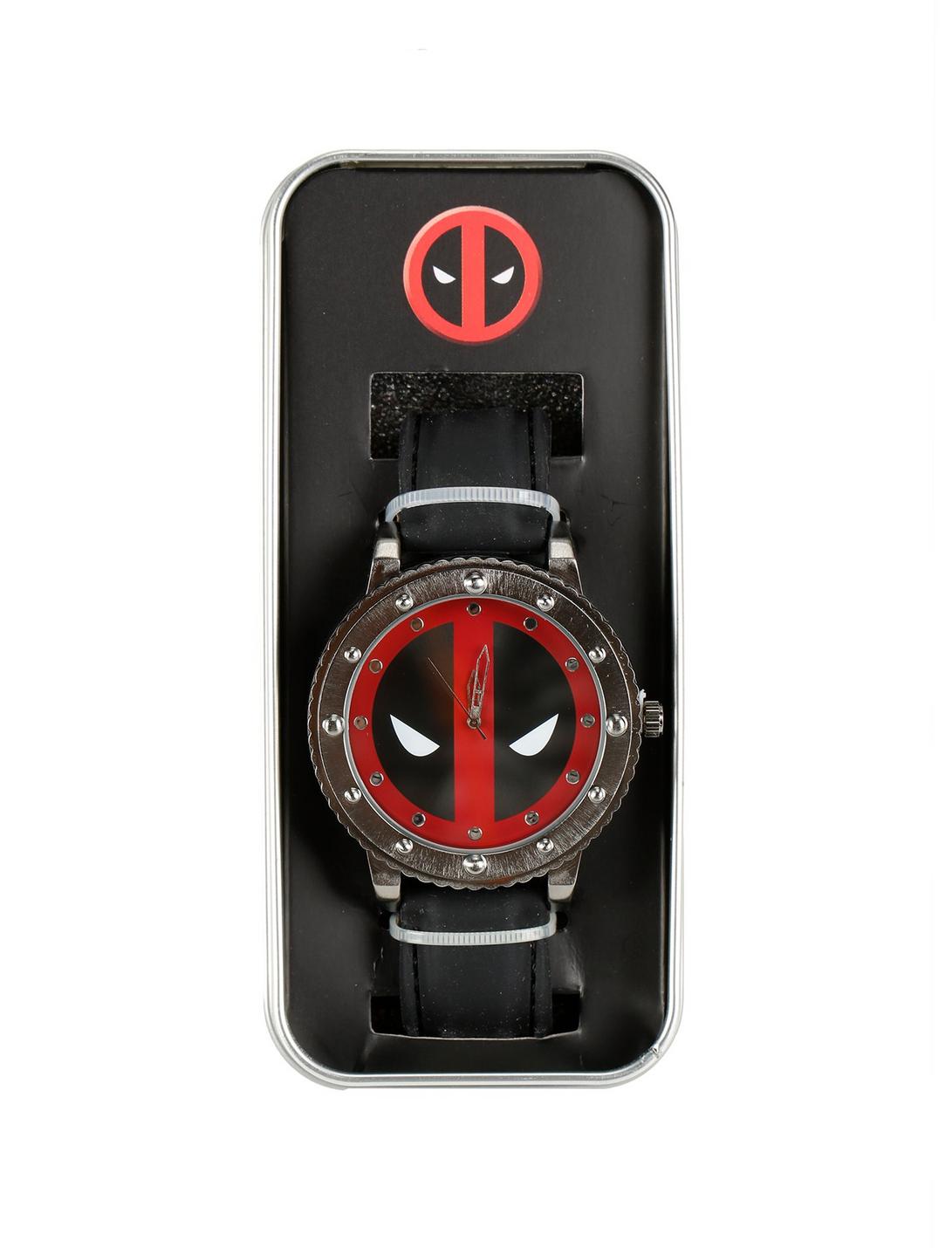 Marvel Deadpool Rubber Strap Watch, , hi-res