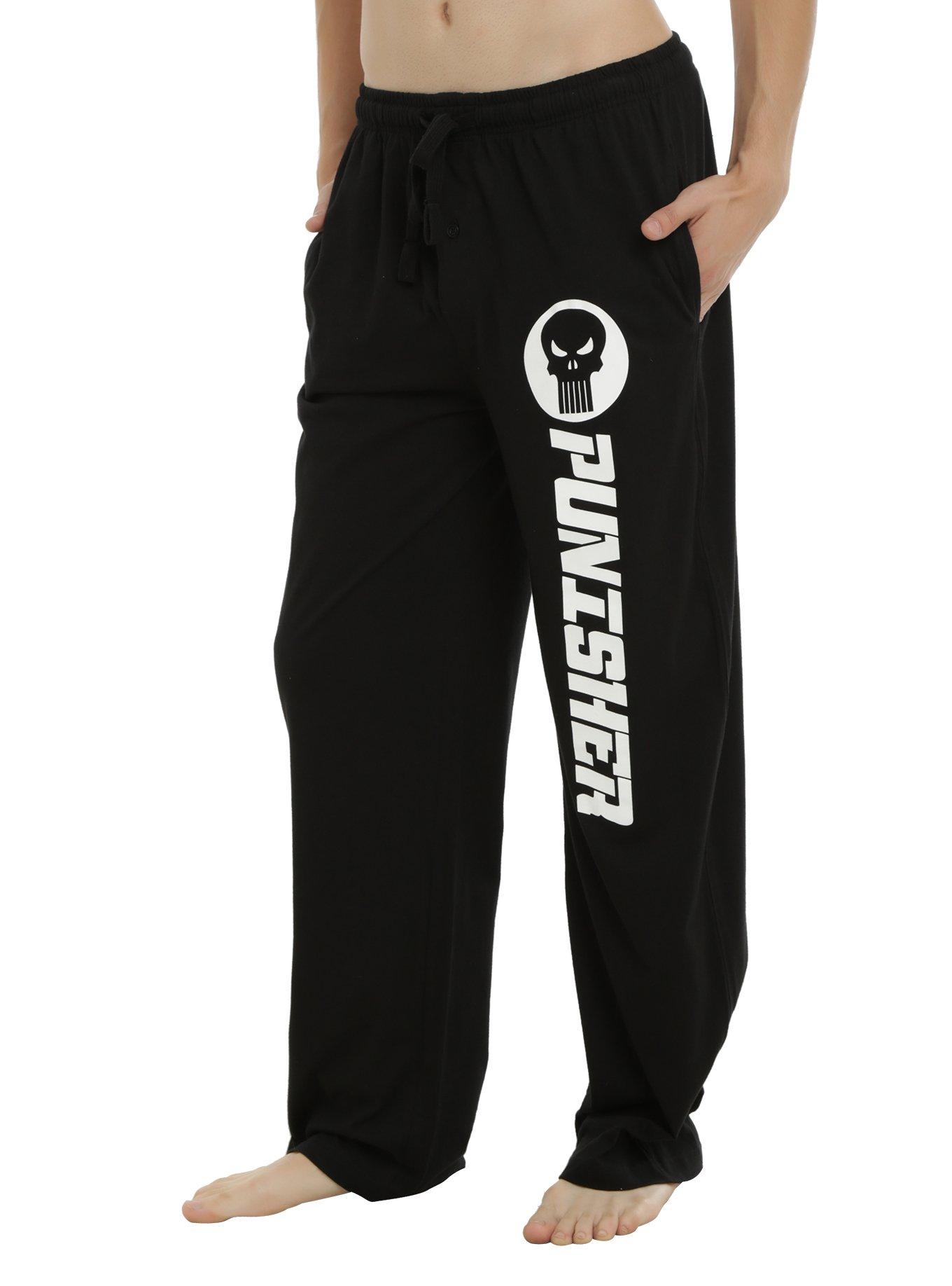 Marvel The Punisher Guys Pajama Pants, BLACK, hi-res