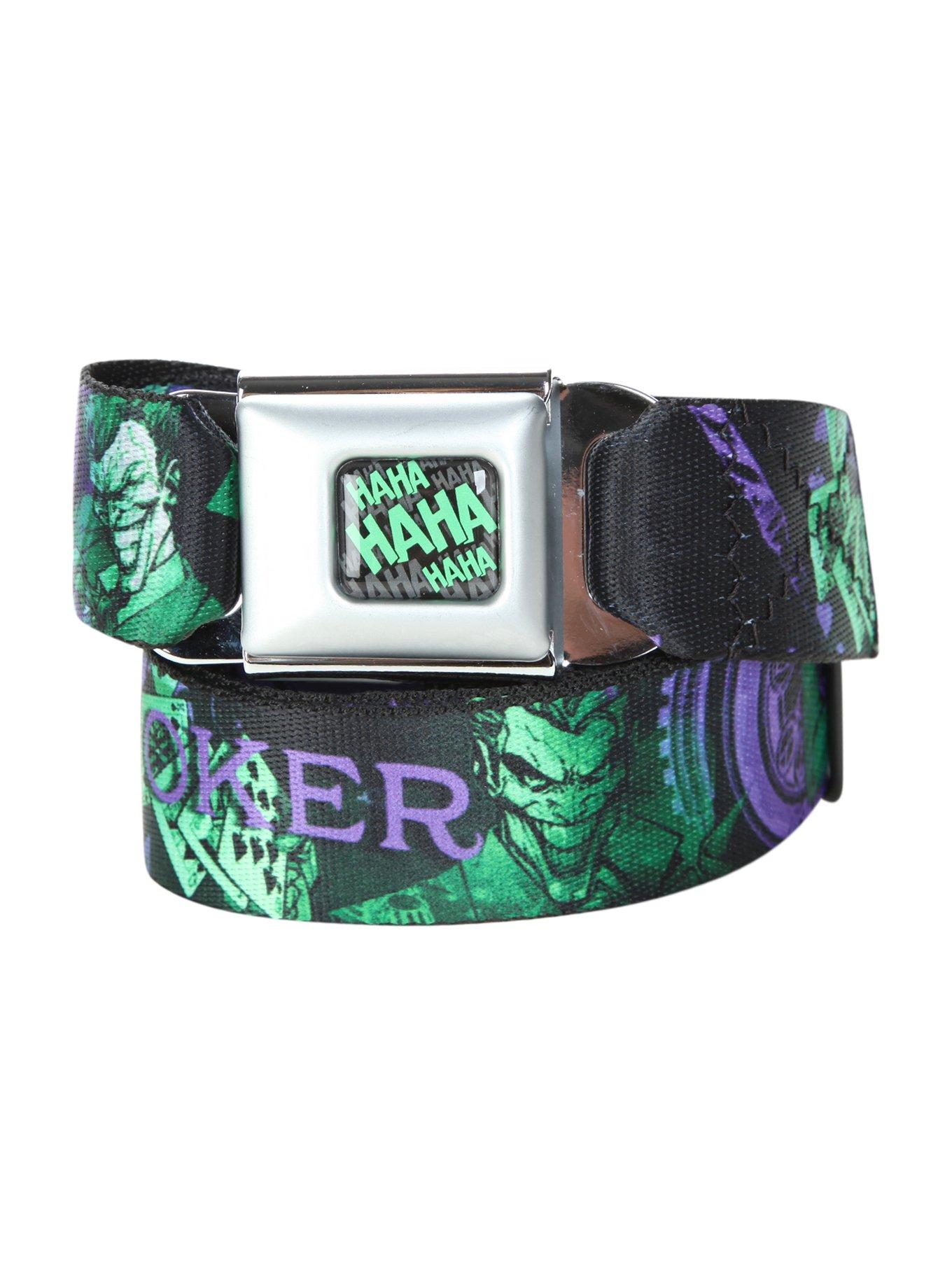 DC Comics The Joker Cards Seat Belt Belt | Hot Topic