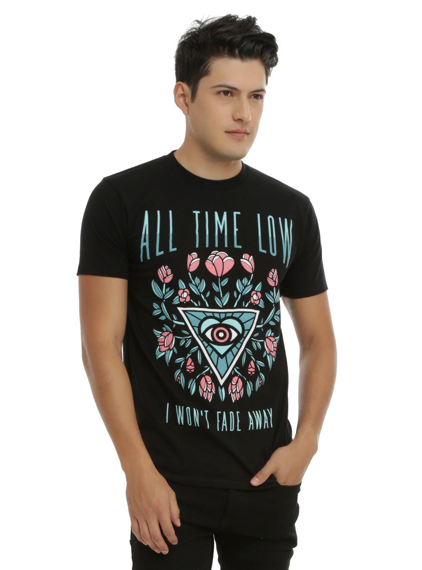 All Time Low Won't Fade Away T-Shirt, BLACK, hi-res