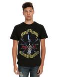 Guns N' Roses Appetite For Destruction Skull T-Shirt, BLACK, hi-res