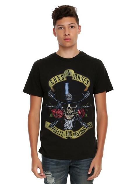Guns N' Roses Appetite For Destruction Skull T-Shirt | Hot Topic