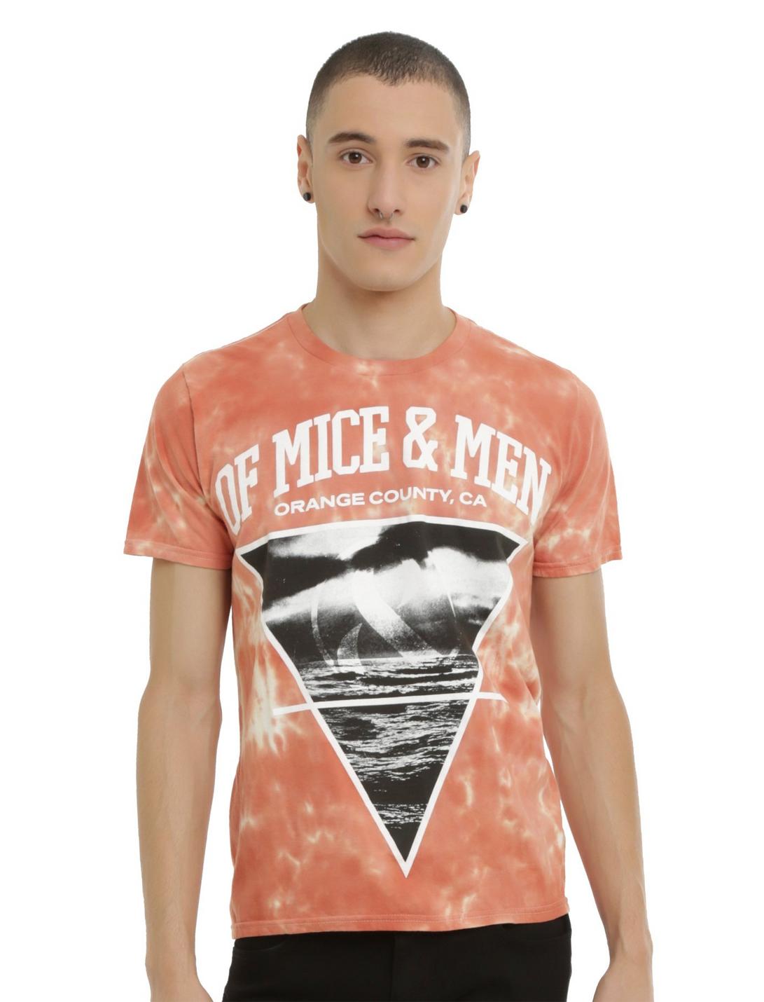 Of Mice & Men Triangle Logo Tie Dye T-Shirt, TIE DYE, hi-res