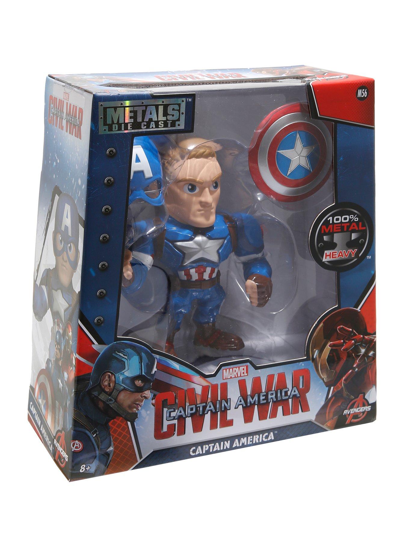 Marvel Captain America: Civil War Captain America 6 Inch Die-Cast Metal Figure, , hi-res