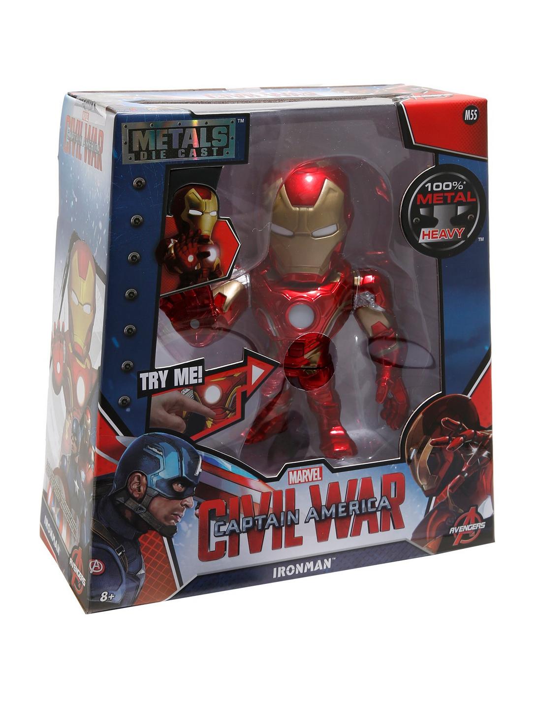 Marvel Captain America: Civil War Iron Man 6 Inch Die-Cast Metal Figure, , hi-res