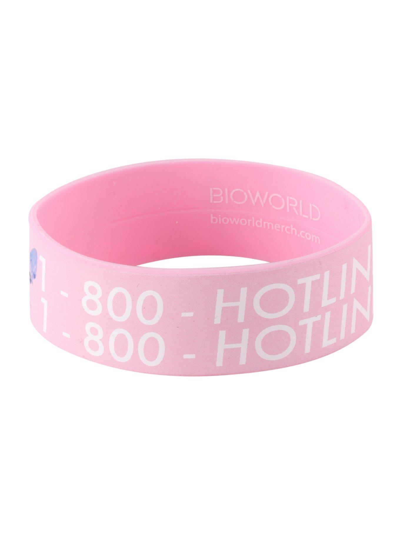 1800HOTLINECATS Rubber Bracelet, , hi-res