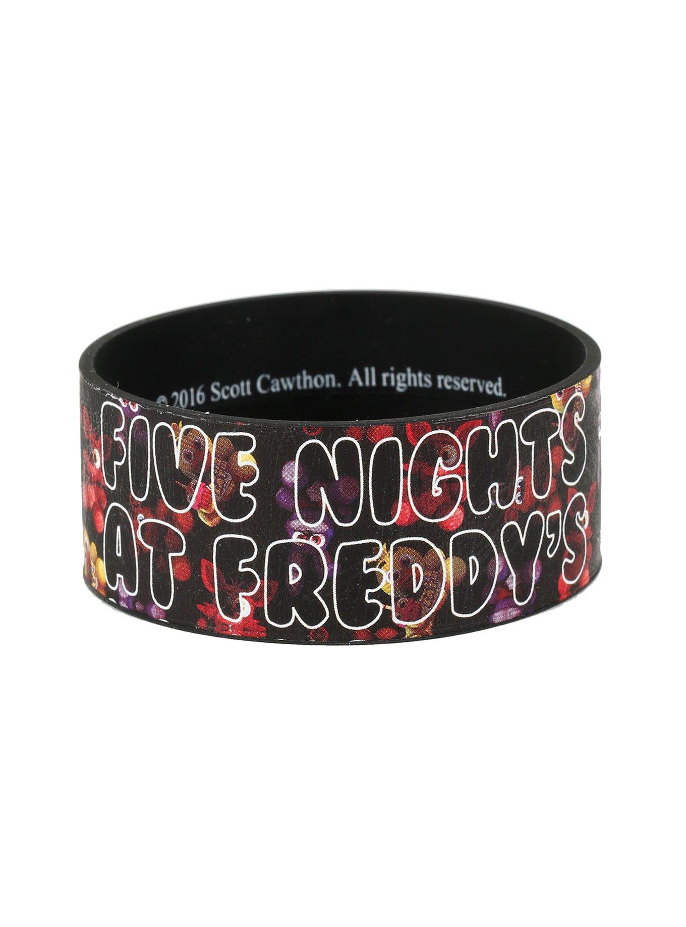 Five Nights At Freddy&rsquo;s Rubber Bracelet, , hi-res