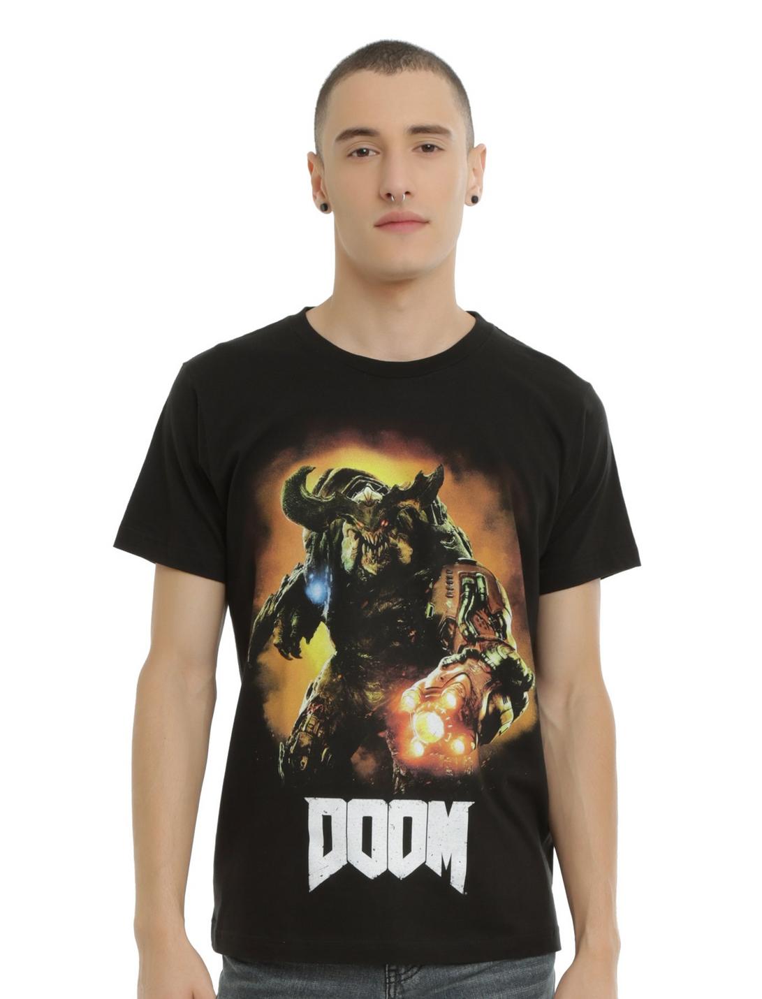 Doom Cyberdemon T-Shirt, BLACK, hi-res