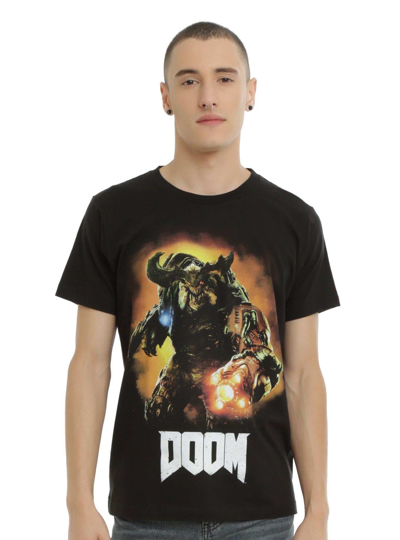 Doom Cyberdemon T-Shirt, BLACK, hi-res