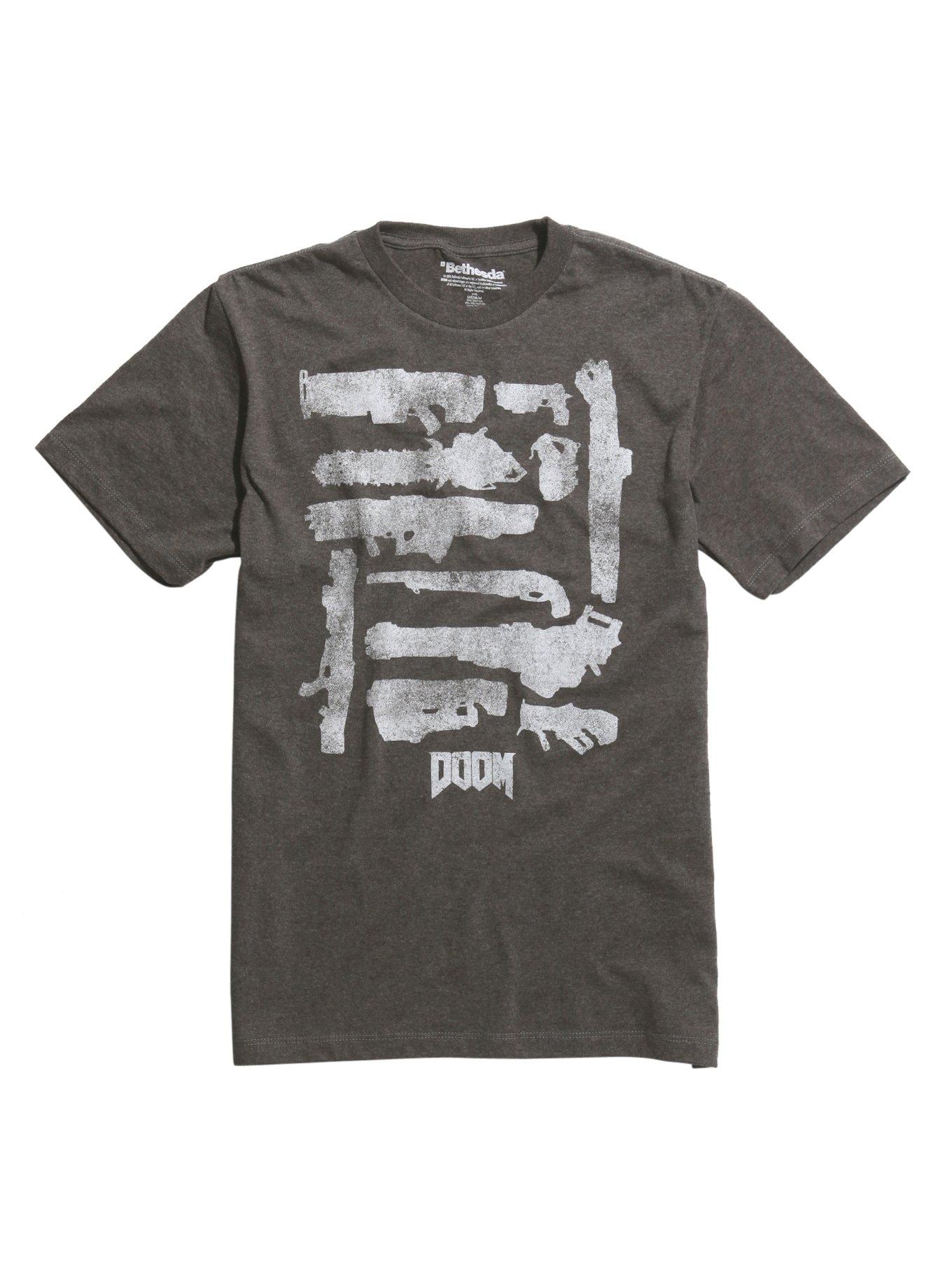 Doom Weapons T-Shirt, BLACK, hi-res