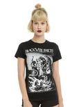 Black Veil Brides Angel Serpent Girls T-Shirt, BLACK, hi-res