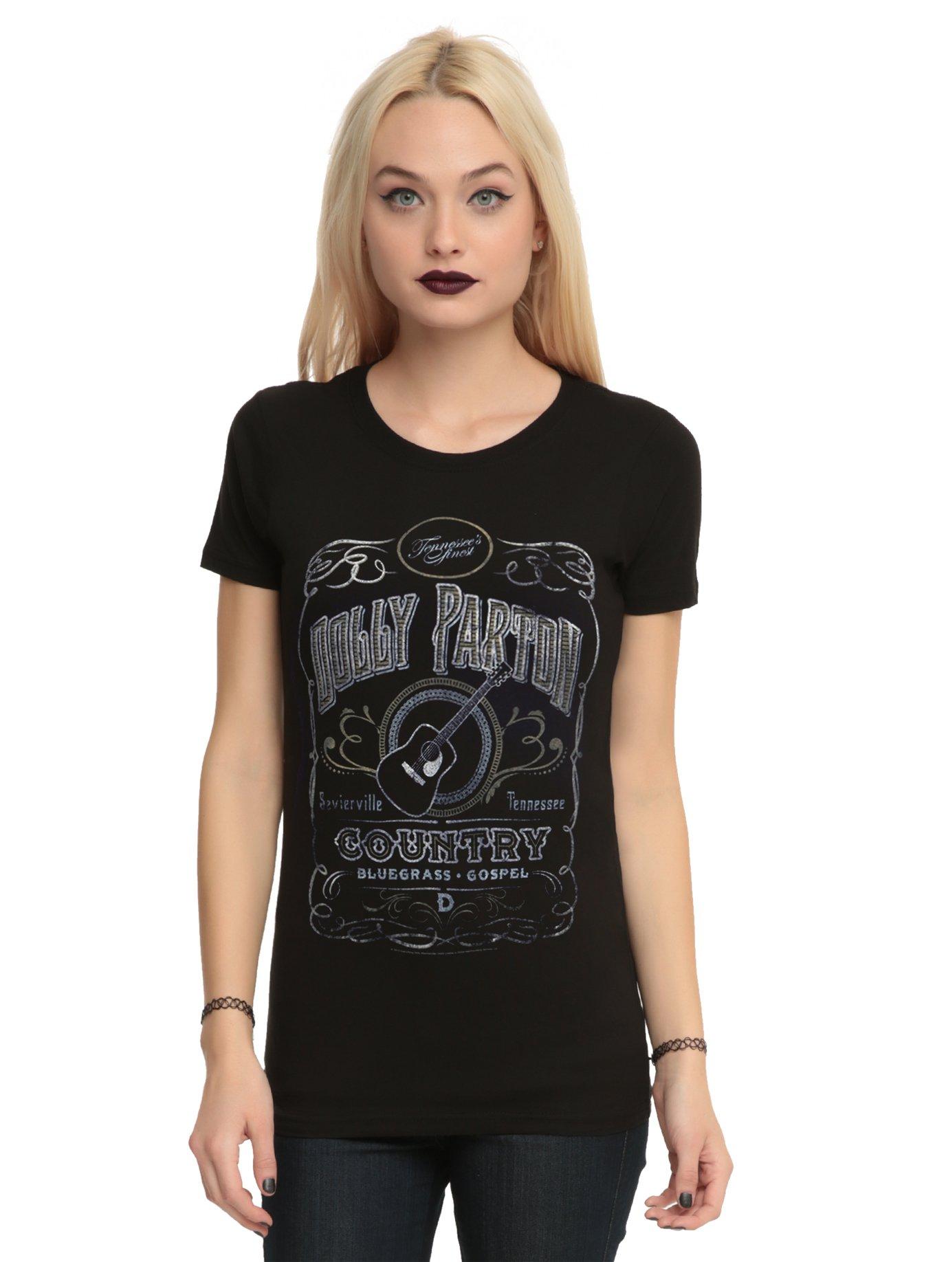 Dolly Parton Guitar Girls T-Shirt, BLACK, hi-res