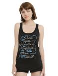 Doctor Who Quote Girls Tank Top, BLACK, hi-res