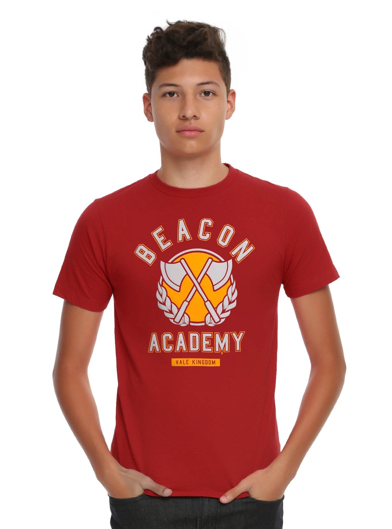 RWBY Beacon Academy T-Shirt, BURGUNDY, hi-res