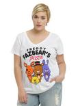 Five Nights At Freddy's Cute Characters Girls T-Shirt Plus Size, WHITE, hi-res