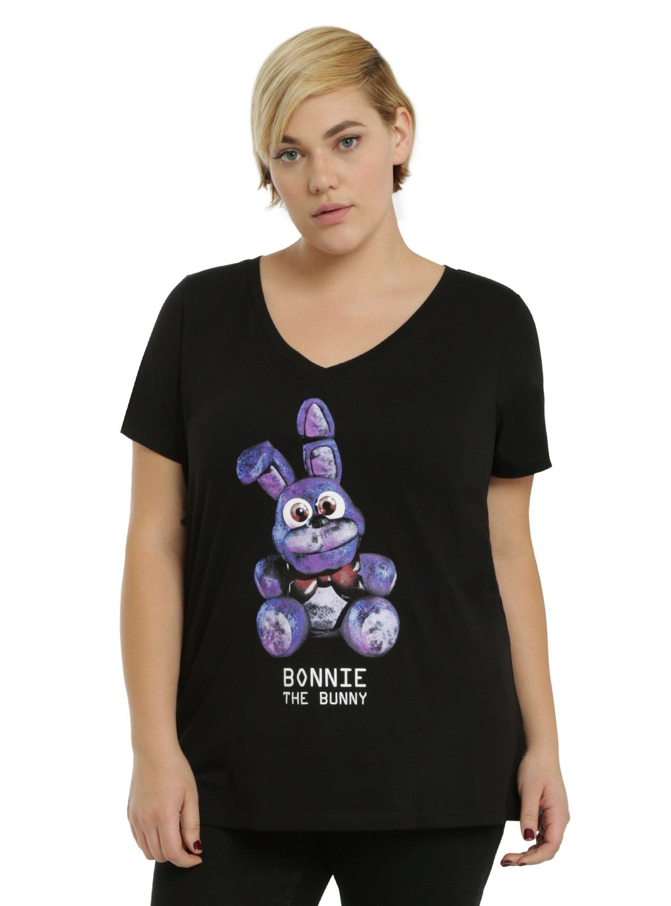Five Nights At Freddy's Bonnie Girls T-Shirt Plus Size, WHITE, hi-res