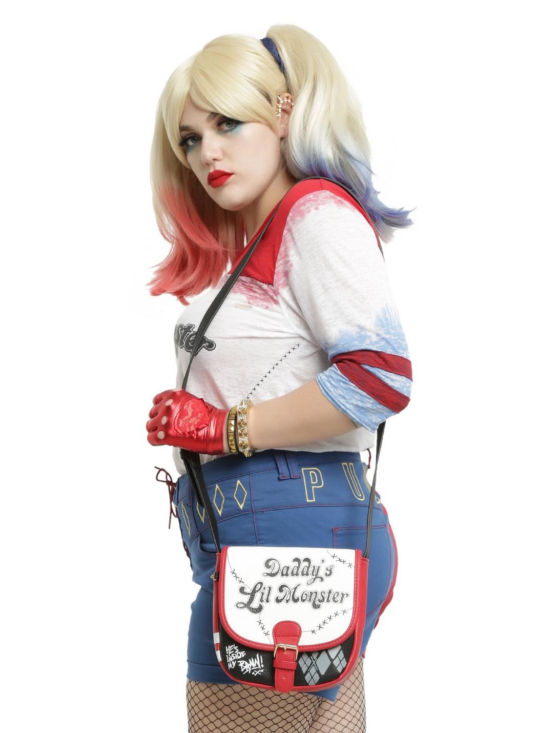 DC Comics Suicide Squad Harley Quinn Daddy’s Little Monster Crossbody Purse, , hi-res