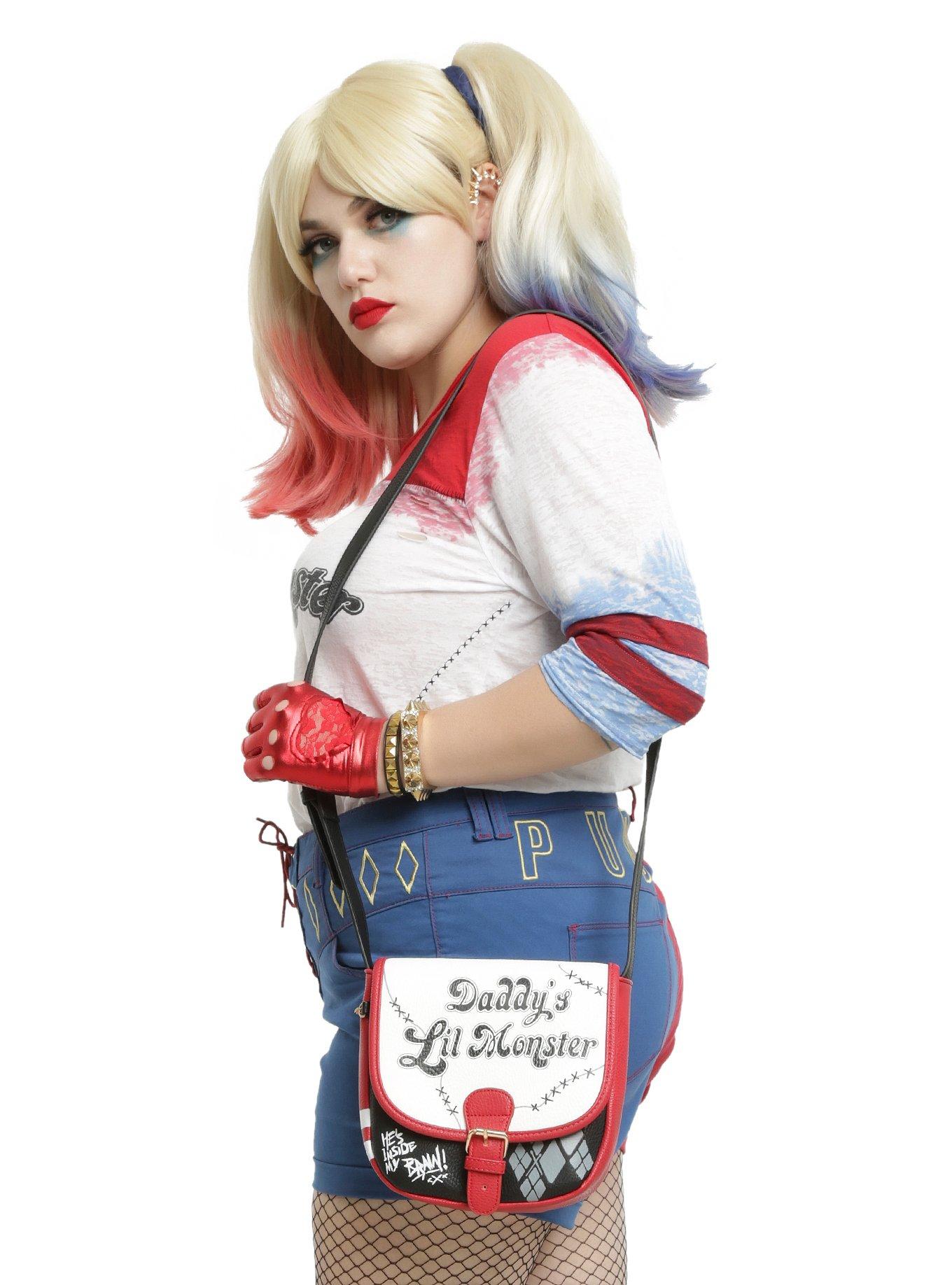 DC Comics Suicide Squad Harley Quinn Daddy’s Little Monster Crossbody Purse, , hi-res