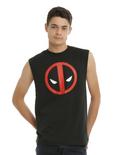 Marvel Deadpool Logo Muscle T-Shirt, BLACK, hi-res