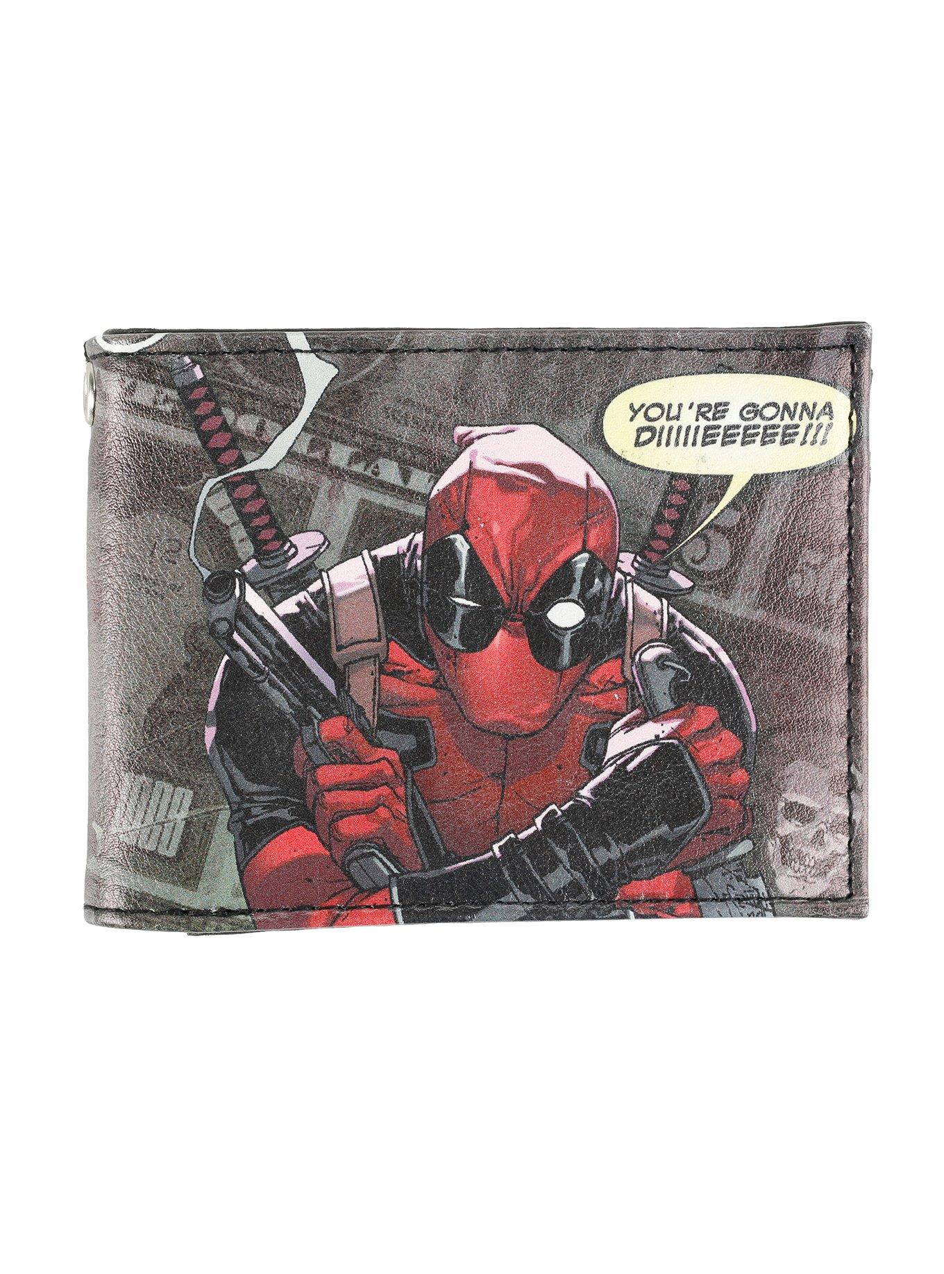Marvel Deadpool Word Bubble Bi-Fold Wallet, , hi-res