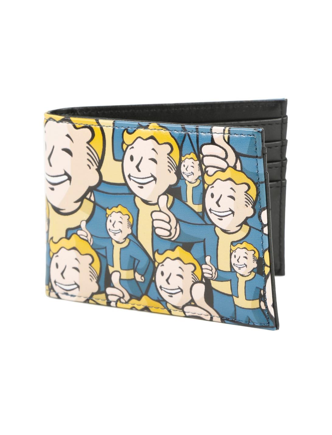 Fallout Vault Boy Print Bi-Fold Wallet, , hi-res