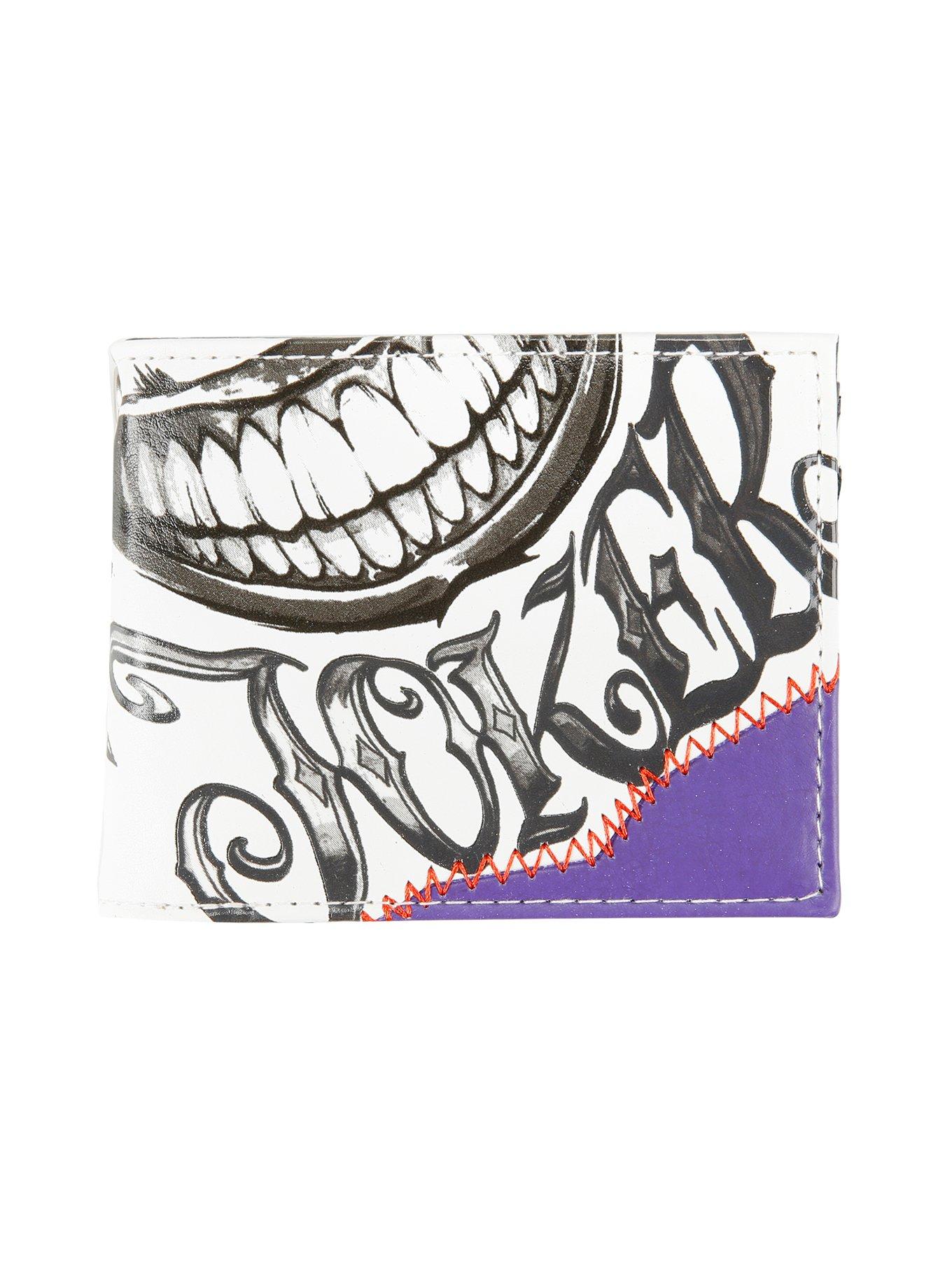 DC Comics Suicide Squad Joker Sketchy Bi-Fold Wallet, , hi-res
