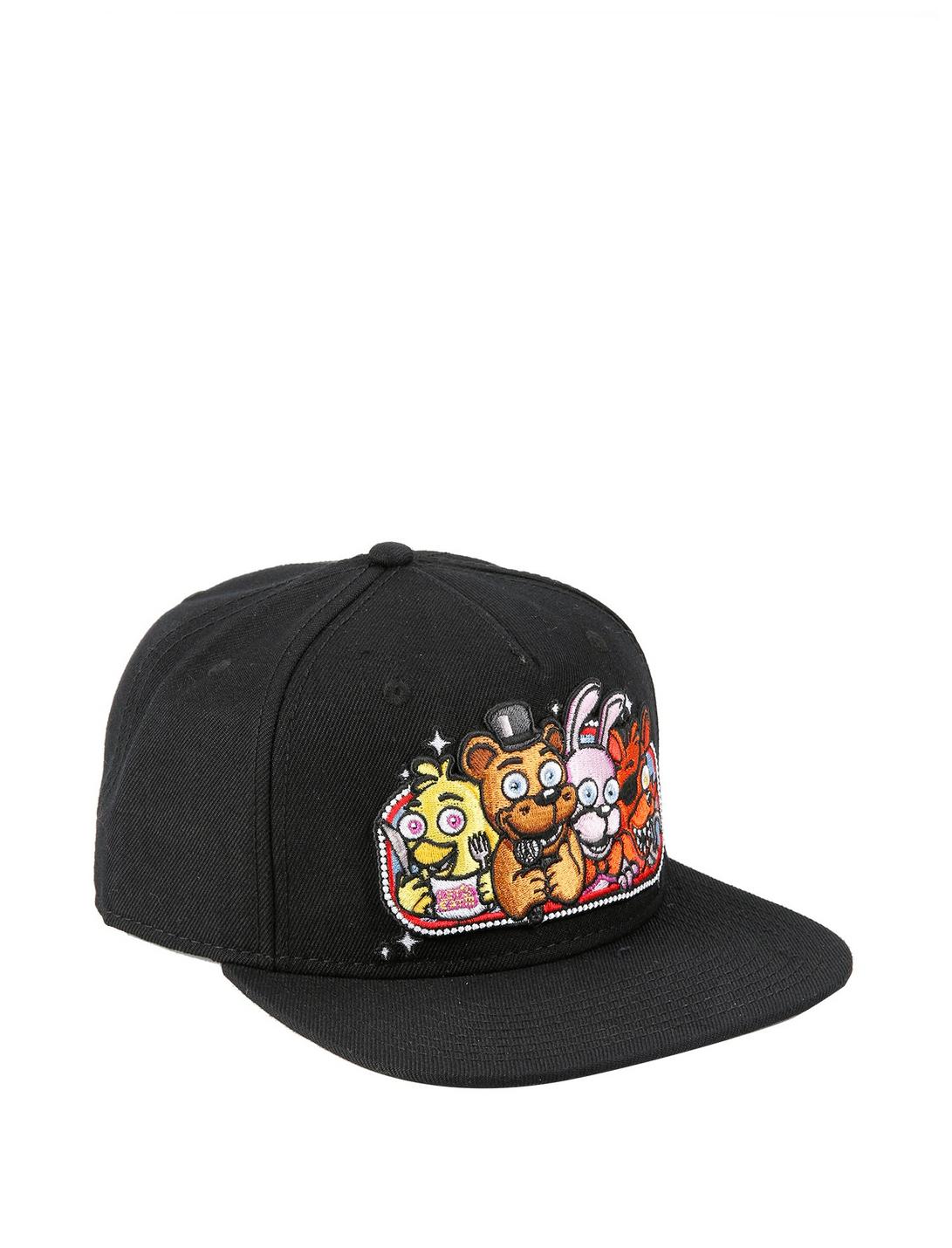 Five Nights At Freddy's Group Lineup Snapback Hat, , hi-res